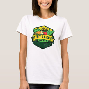 Camiseta Fruta E Seletor De Frutas Vegan