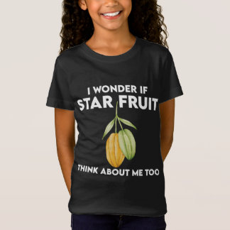 Camiseta Fruta Engraçada Dizendo Carambola Design