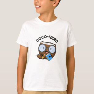 Camiseta Fruta Engraçado nerd Coquinho do Coco