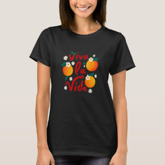 Camiseta Fruta Espanhola Viva La Vida e Floral