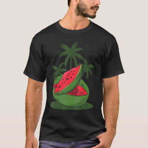 Camiseta Fruta Exótica Verão tropical Vibes Palmeiras Vaga