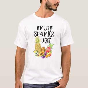 Camiseta Fruta Gere Alegria Inteira Baseada em Fruta Plant