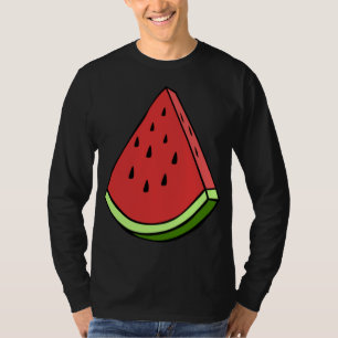 Camiseta Fruta Gráfica de de Fatia de Melancia Juicy