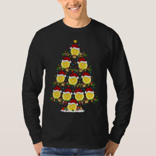 Camiseta Fruta Laranja Luzes do Lover Xmas Papais noeis Lar