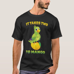 Camiseta Fruta - Leva Dois Para Mango - Pássaro De Papagai