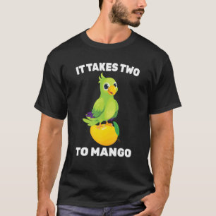 Camiseta Fruta - Leva Dois Para Mango - Pássaro De Papagai