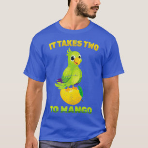 Camiseta Fruta - Leva Dois Para Mango - Pássaro De Papagaio