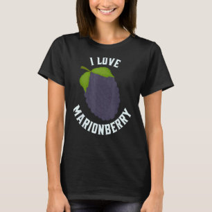 Camiseta Fruta Lover, Marionberry Lover, Eu Adoro Marionber