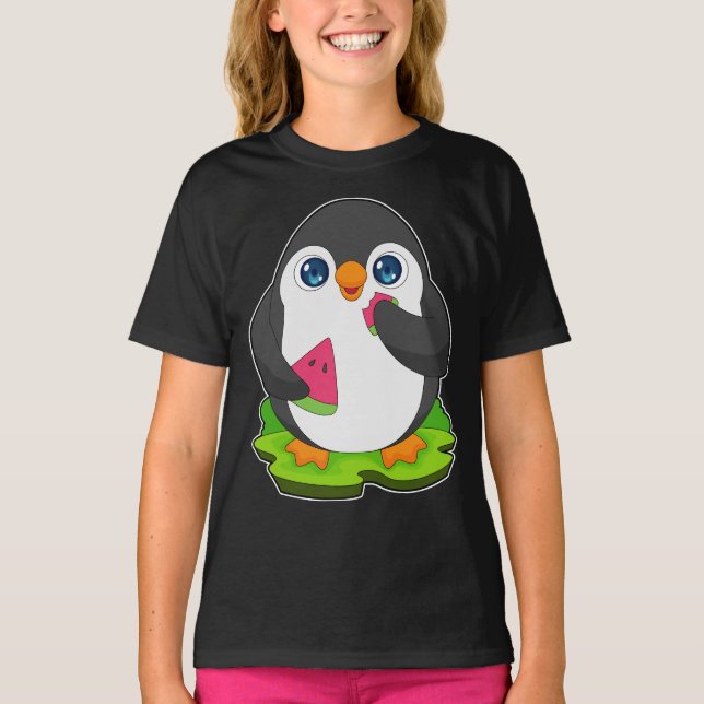 Camiseta Fruta Penguin Watermelon (Frente)