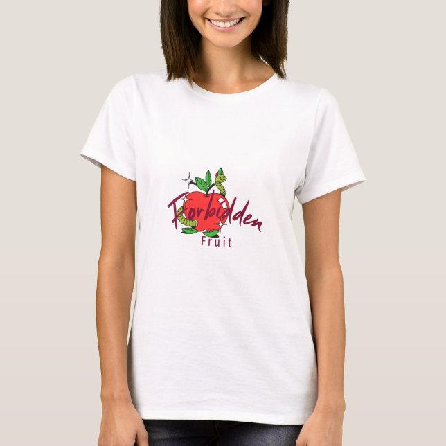 Camiseta Fruta Proibida Mulheres Brancas (Frente)