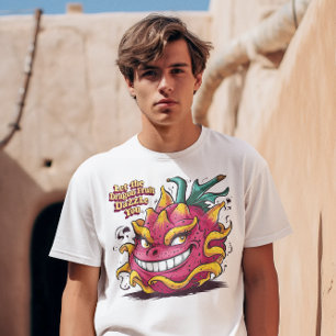 Camiseta Fruta sorridente de dragão de alegria