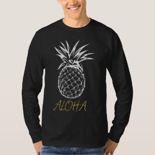 Camiseta Fruta tropical Aloha Pineapple Gráfico
