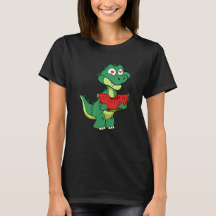 Camiseta Fruta Tropical de Verão de Dinossaur, Garoto Dino