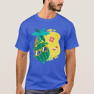 Camiseta Fruta Tropical Melon Exótico Summer Funny Watermel