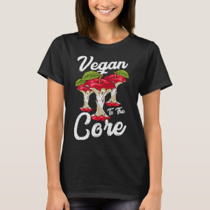 Camiseta Fruta Vegan Lover Apple Core Premium