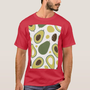 Camiseta Frutas Avocado Flor Clássica TSirt