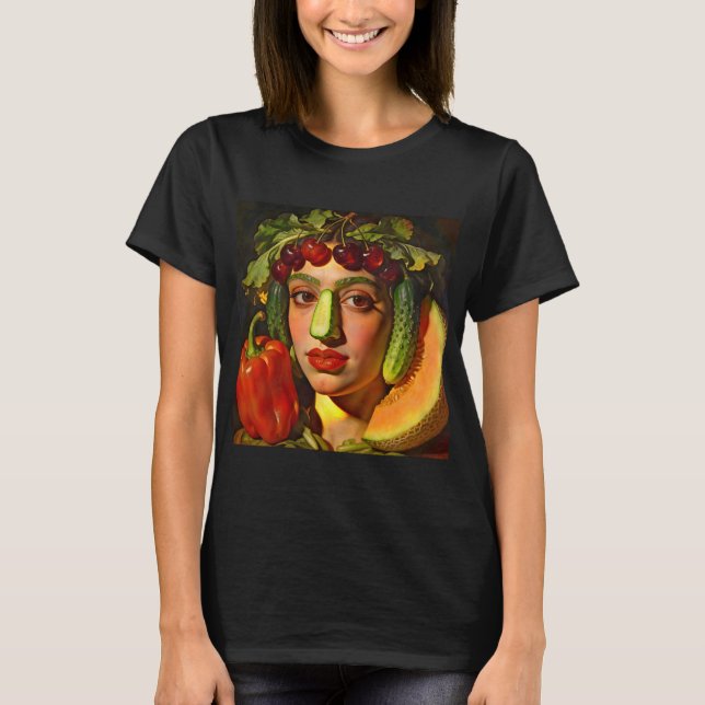 Camiseta Frutas da Expressão – Um Retrato Surreal (Frente)