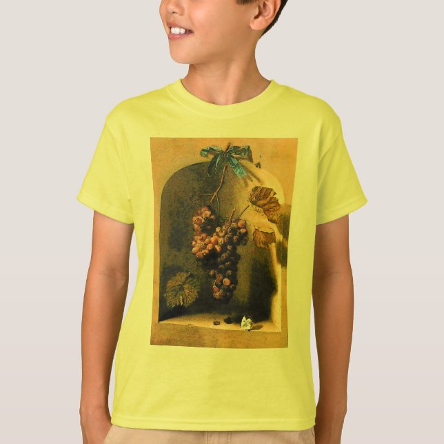 Camiseta FRUTAS DA SEASON - PROSPERITY marrom verde (Frente)