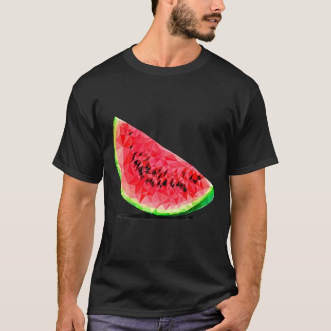 Camiseta Frutas de melancia - Fruta de melão - Presente de  (Frente)