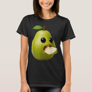 Camiseta Frutas de Nicho Pérola Engraçada Meme Brainrot Sur