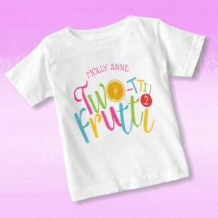 Camiseta Frutas de segundo aniversário de dois-tti frutti