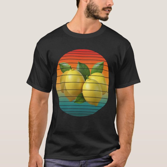 Camiseta Frutas de uva vintage comida saudável vegana (Frente)