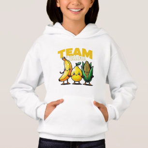 Camiseta Frutas e vegetais de Kawaii, Cute Amarelo