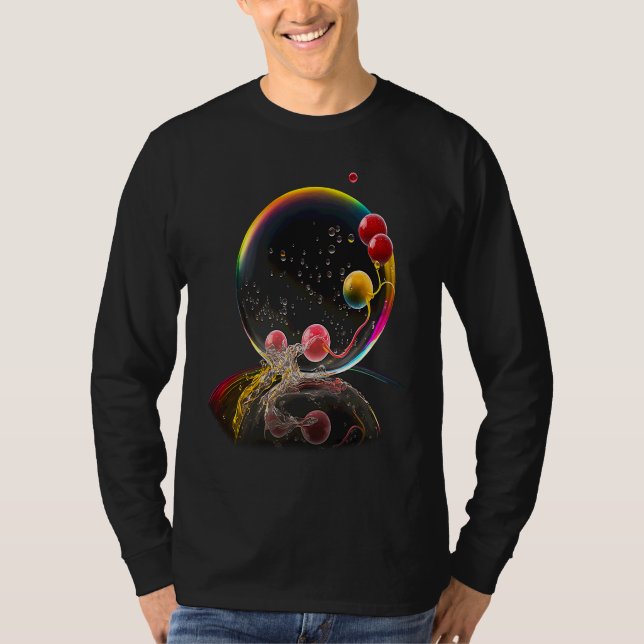 Camiseta Frutas em bolha de sabão (Frente)