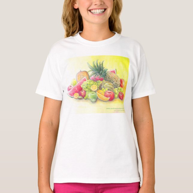 Camiseta Frutas felizes (Frente)