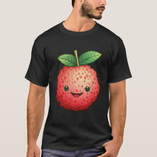 Camiseta Frutas Kawaii Lichia Kawaii
