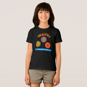 Camiseta Frutas saudáveis e felizes