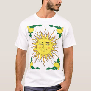 Camiseta Frutas Tropicais De Limão, Face Solar.