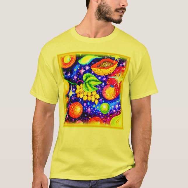 Camiseta Frutas tropicais no céu. Comprar Agora (Frente)