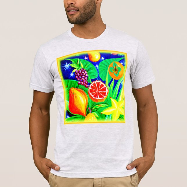 Camiseta Frutas tropicais no céu. Comprar Agora (Frente)