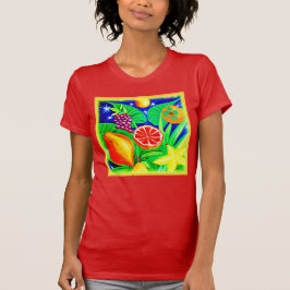 Camiseta Frutas tropicais no céu. Comprar Agora