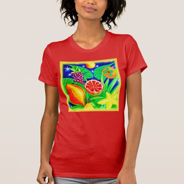 Camiseta Frutas tropicais no céu. Comprar Agora (Frente)