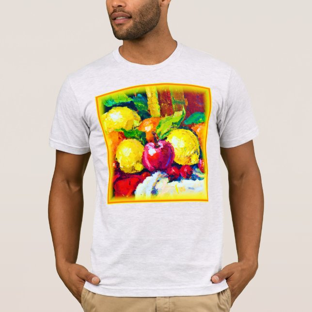 Camiseta Frutas Tropicais Piando. Comprar Agora (Frente)