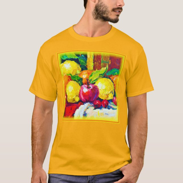 Camiseta Frutas Tropicais Piando. Comprar Agora (Frente)