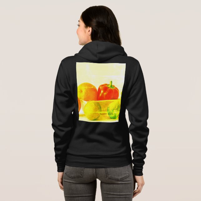 Camiseta "Frutas Vegetais" Foto Fácil. Compre agora (Parte Traseira Completa)