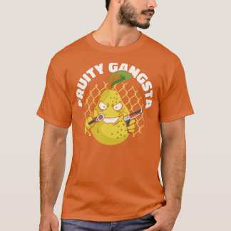 Camiseta Fruticultura Gangsta Fruta Lover Pear Frutas fresc
