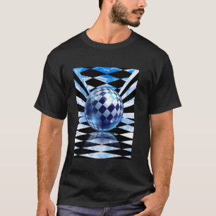 Camiseta Frutiger Aero Aestic Tech Checkered Room Orb Sk