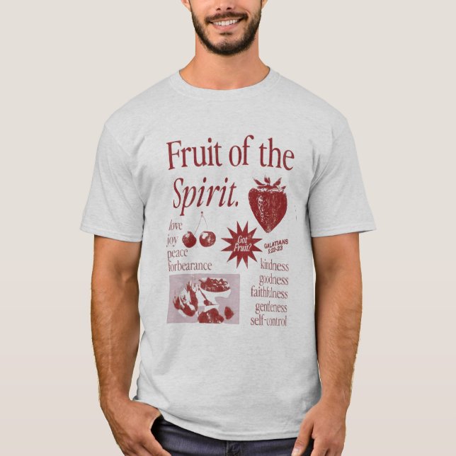 Camiseta Fruto do Espírito  (Frente)