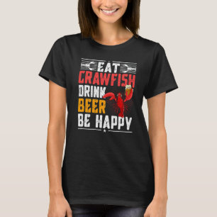 Camiseta Frutos Do Mar Comem Lagostas Bebidas Bebida Bebida
