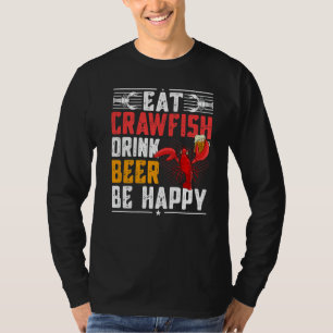 Camiseta Frutos Do Mar Comem Lagostas Bebidas Bebida Bebida