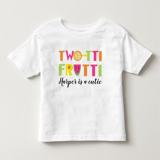 Camiseta Frutti Girls Two-tii (Frente)