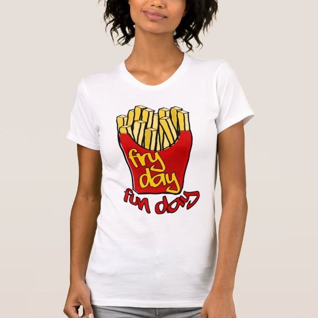 Camiseta fryday, dia da fritada (Frente)