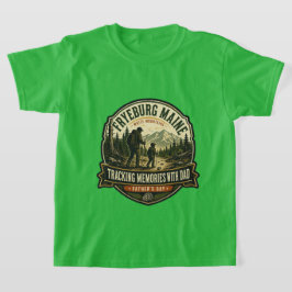 Camiseta Fryeburg Maine Dia dos Pais Memórias de Rastreamen