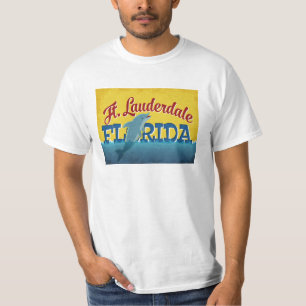 Camiseta Ft Lauderdale Florida Dolphin Retro Viagens vintag