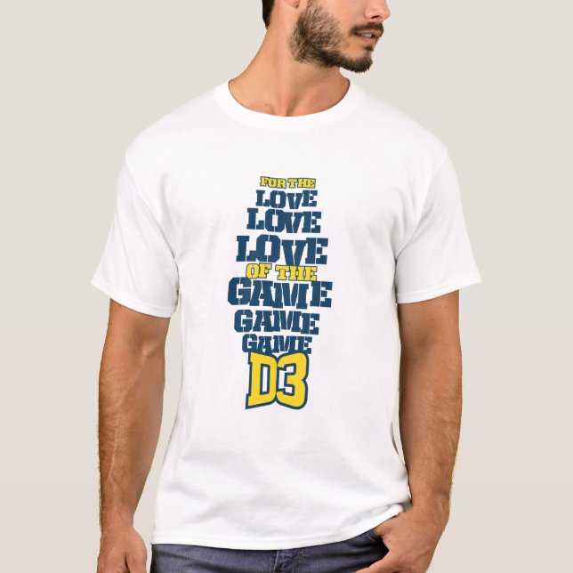 Camiseta FTL (marinho & amarelo) (Frente)