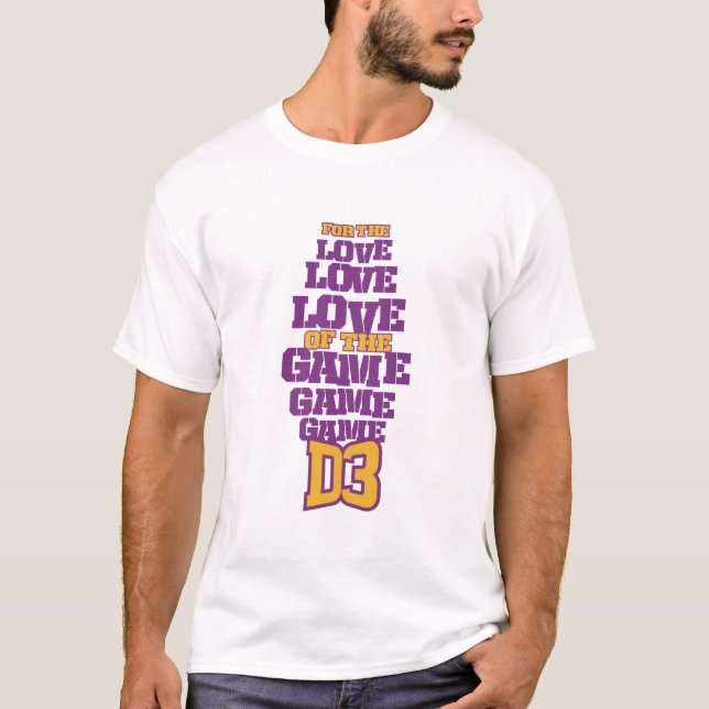 Camiseta FTL (roxo & Dourado) (Frente)